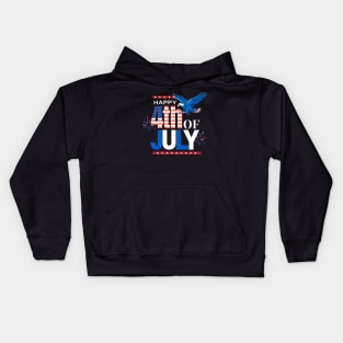 4th of july independance day Kids Hoodie